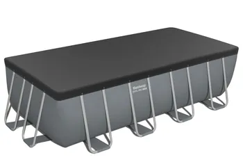 בריכה מלבנית אולטרה BESTWAY דגם 56671 במידה 488X244X122 + משאבת חול 950 גלון **דגם 2026**