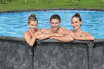 בריכת BESTWAY אולטרה עגולה דגם 561KC במידה 549X132 מסדרת APX החדשה**דגם 2026**