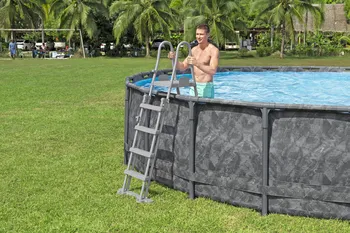 בריכת BESTWAY אולטרה עגולה דגם 561KC במידה 549X132 מסדרת APX החדשה**דגם 2026**