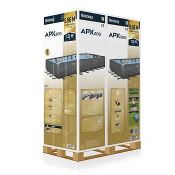 בריכת BESTWAY אולטרה במידה 956X488X132 מסדרת APX החדשה דגם 561KJ *דגם 2026*