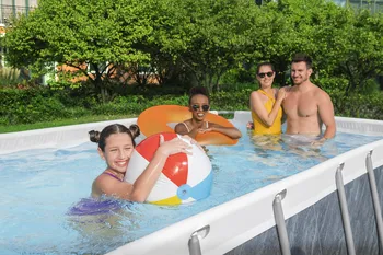 בריכת BESTWAY אולטרה מלבנית במידה 412X201X122 דגם 56722 **דגם 2026**