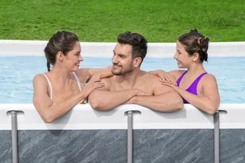 בריכת BESTWAY אולטרה מלבנית במידה 404X201X100 דגם 56721 **דגם 2026**