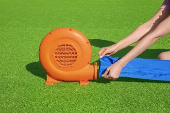 פארק מים מתנפח עם מגלשה ותותח מים Bestway 53408 - דגם חדש 2025