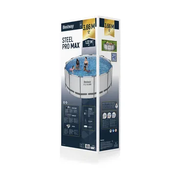 בריכה עגולה BESTWAY דגם 56420 במידה 366X122+ כיסוי עליון *דגם 2026*