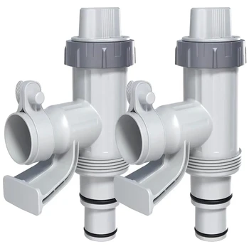 ברז מחבר לבריכות עם צנרת 32 מ"מ ל 38 מ"מ **המחיר לזוג**